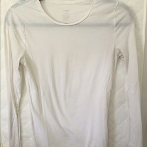 White Long Sleeve Tee