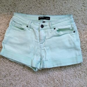 Mint BDG jean shortie shorts