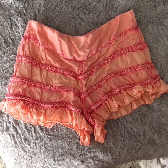 Free People Watermelon Shorts