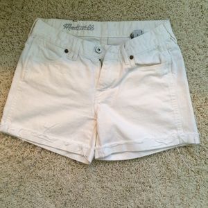 Madewell white Jean shorts!