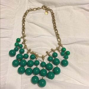 Stella & Dot Green statement necklace.