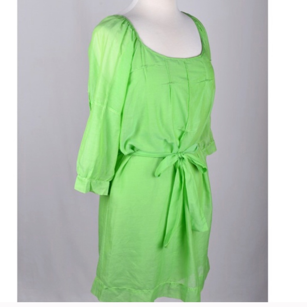 New🎉 Max Studio MSSP Green Dress M New - Picture 2 of 3