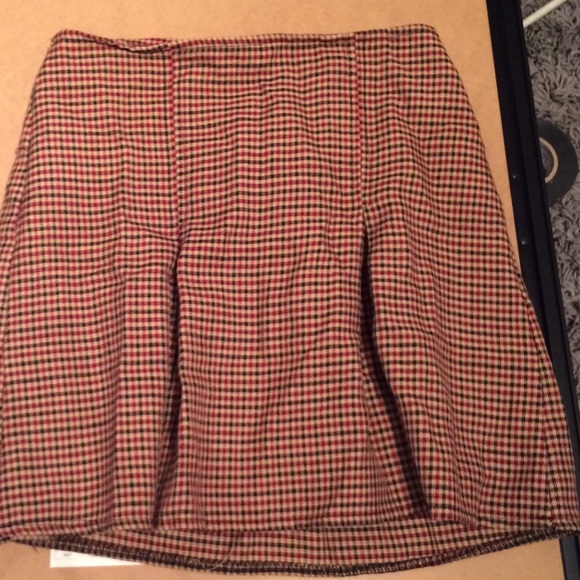 Brandy plaid skirt