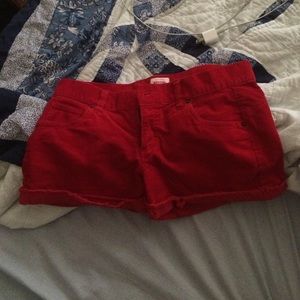 Bright red Mossimo shorts