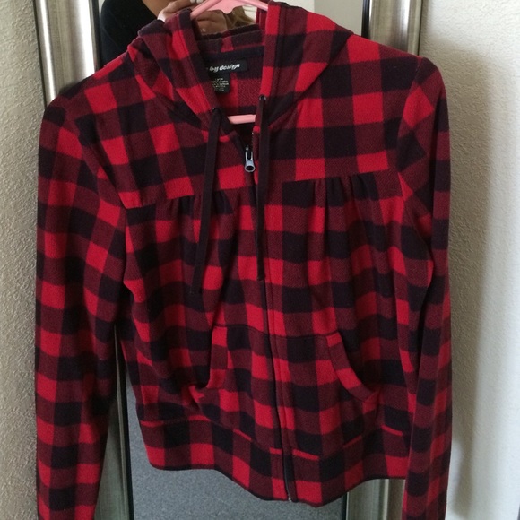 Love by Design fleece hoodie size L fits like S/M