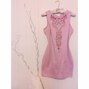Pale pink ASOS dress