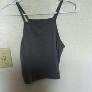Grey Crop top
