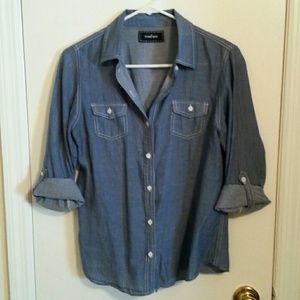 Chambray button up