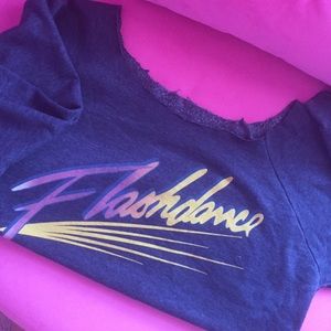 Vintage 80s off the shoulder sweatshirt