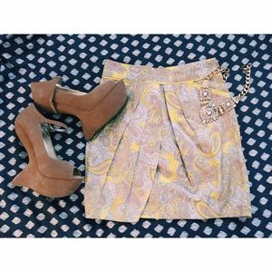 Paisley H&M skirt