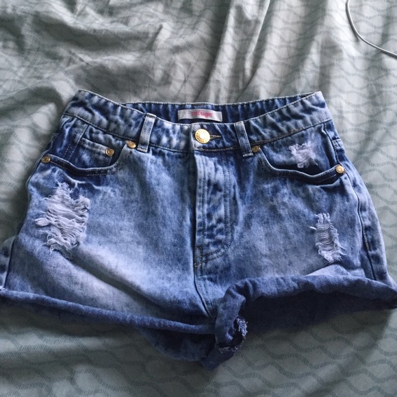 High waisted shorts