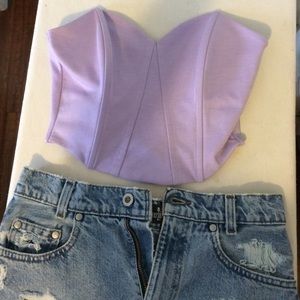 Purple crop top!