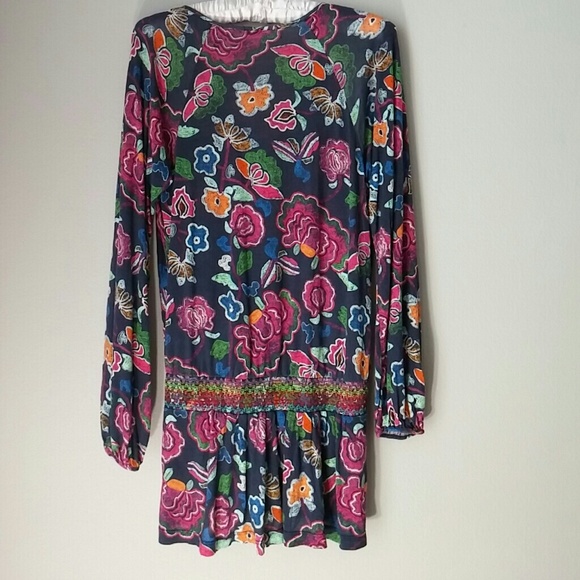 SOLD Anthropologie floral peasant top - Picture 3 of 4
