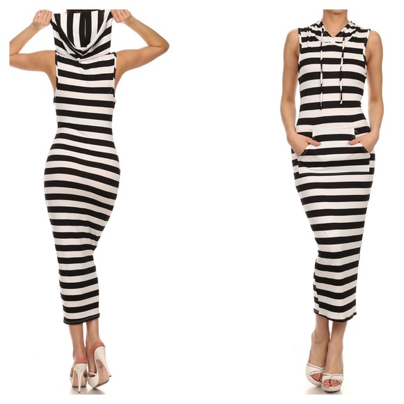 Hooded Maxi Dress
