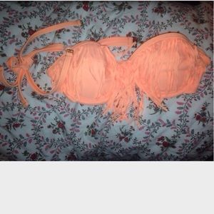 🍊 bikini fringe top