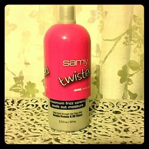 Frizz control spray.