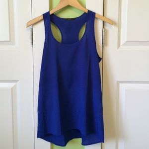 Royal blue race back tank top!