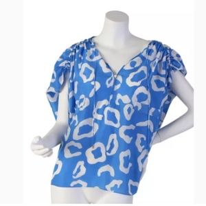 Diane Von Furstenberg silk tunic, size 6, nwt