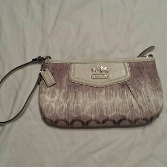 Large Coach wristlet