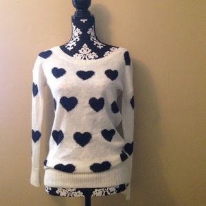 Express Heart Sweater