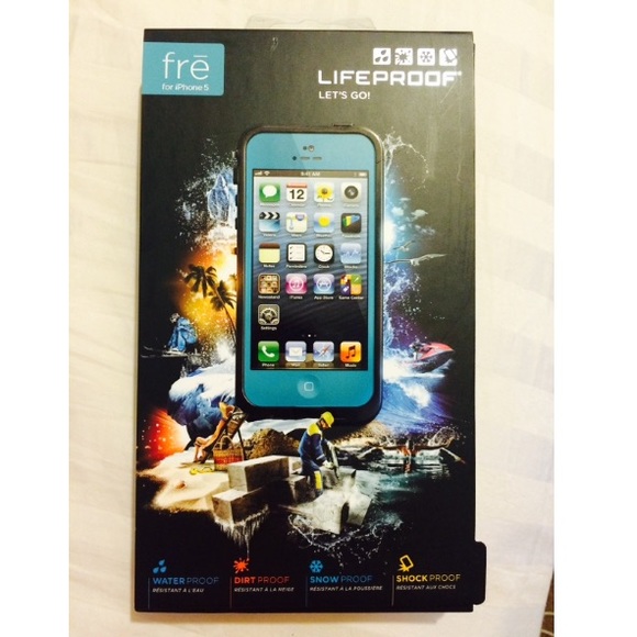 iPhone 5 teal lifeproof