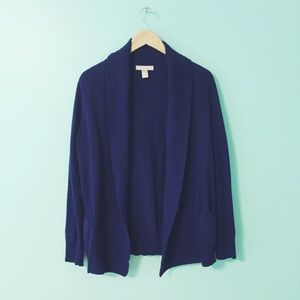 🚫SOLD🚫Banana Republic Blue Open front Sweater
