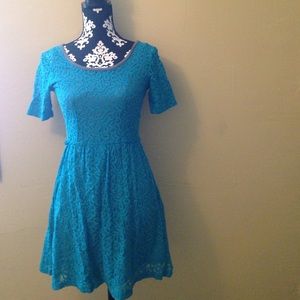 Blue Lace Dress