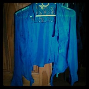 Candies Blue button up