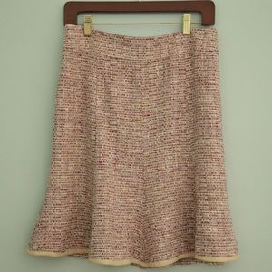 Nanette Lepore Pink and Mauve Tweed Skirt