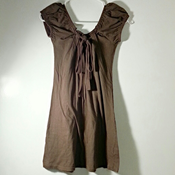 Brown Flowy Dress Small