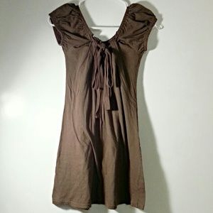 Brown Flowy Dress Small