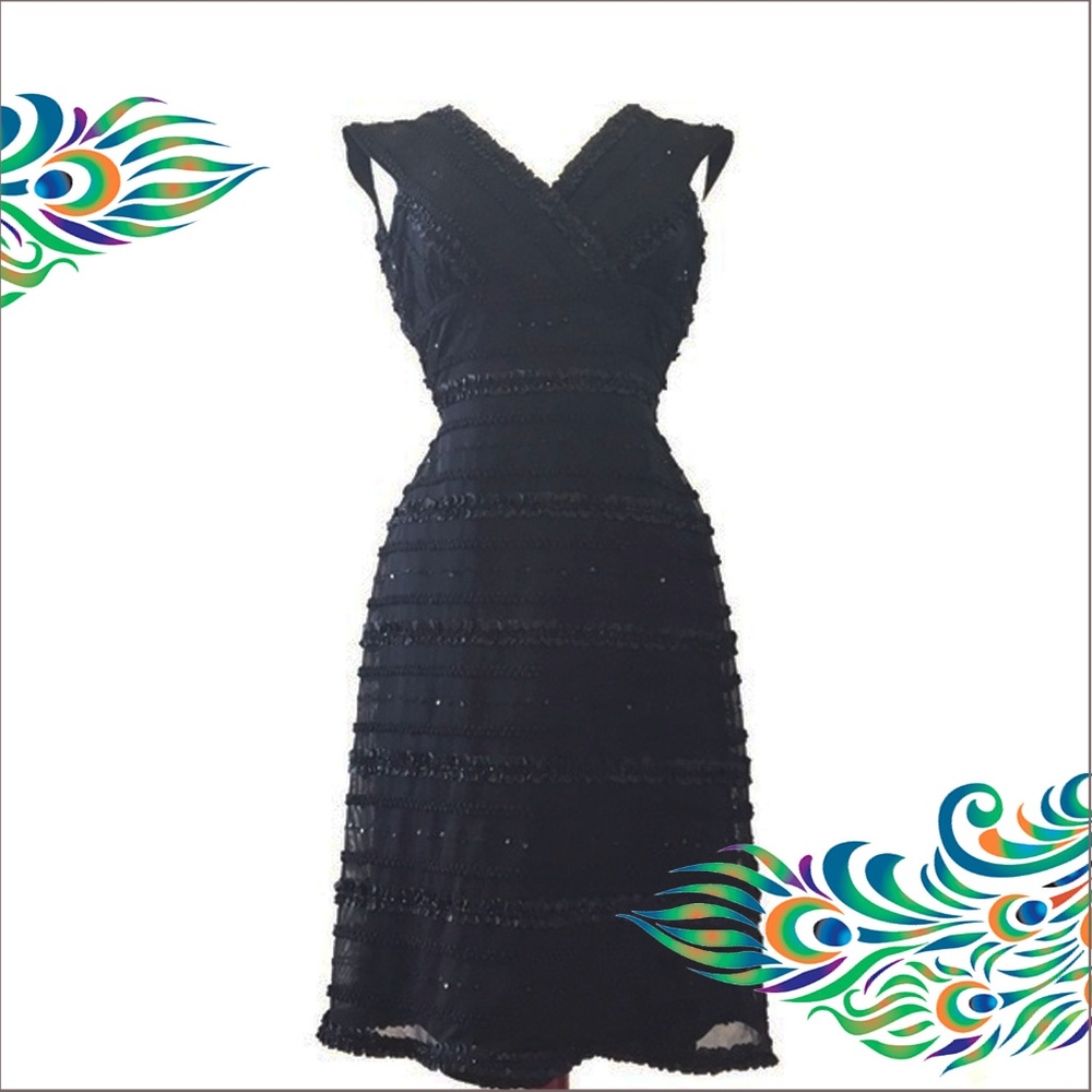 Black tadashi dress
