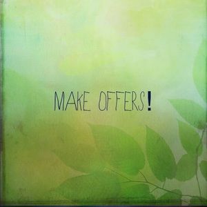 Accepting offers for any items!