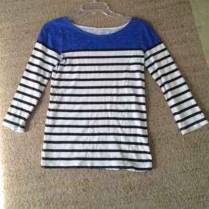 J. Crew 3/4 Sleeve Top