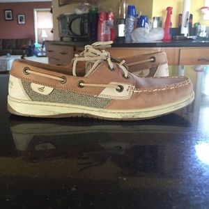 Women's 8.5/M-Sperry Top Sider-Good Condition