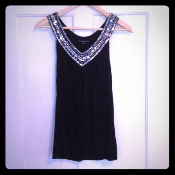 Sequin collar tank