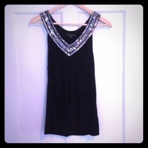 Sequin collar tank