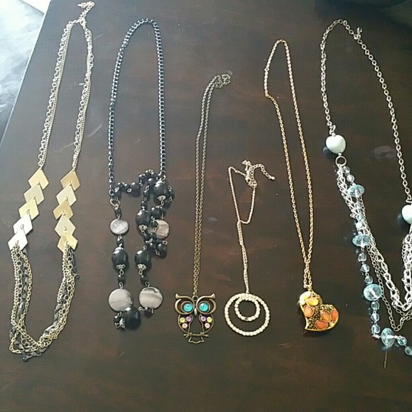 SIX ADORABLE NECKLACES