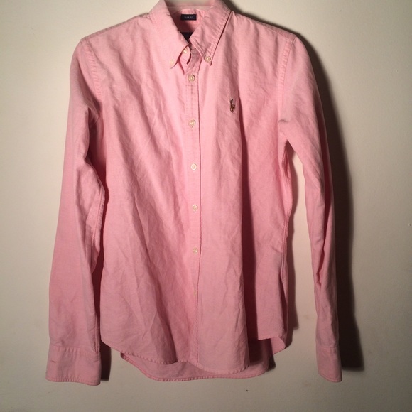 Pink button down Ralph Lauren Shirt - Picture 1 of 4