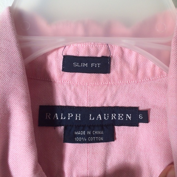 Pink button down Ralph Lauren Shirt - Picture 2 of 4
