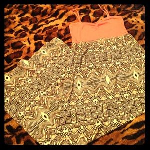 NWOT . Tribal print maxi dress