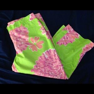 Lilly Pulitzer floral print capris