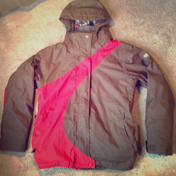 Roxy Brown & Red Endurance Boarding/Winter Jacket