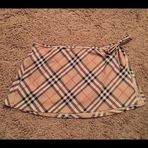 Nwot Authentic Burberry wrap swimsuit cover up