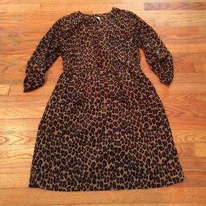 Leopard print dress