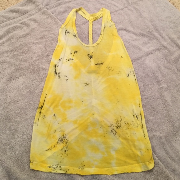 Long braided back tank