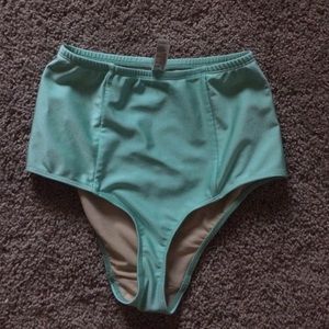 American apparel high waisted bikini bottoms
