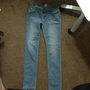 light blue denim jeans