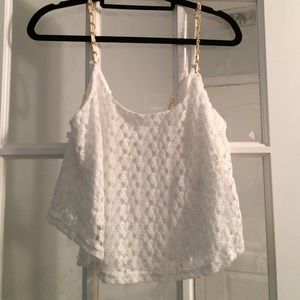 Open back beautiful lace top