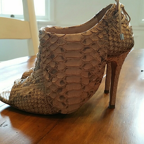 Nude'ish Python Booties ... - Picture 2 of 4